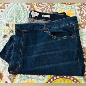 Jeans, women’s True Craft high rise skinny. NEW. Size 24 w. Stretch.